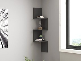 Wall Shelf Zikzak - Anthracite Anthracite