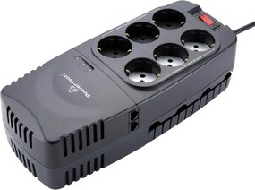 POWERTECH σταθεροποιητής ρεύματος PT-1496, 2000VA/1000W, 6x schuko