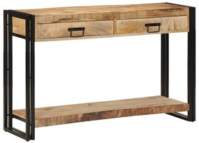 vidaXL Τραπέζι κονσόλας Καφέ 120 x 33 x 75 εκ Μασίφ ξύλο μάνγκο