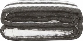 vidaXL Χαλί Σκηνής Ανθρακί / Λευκό 400x700 εκ. από HDPE