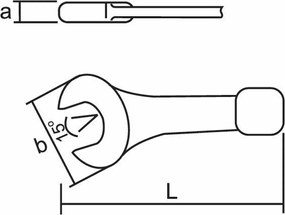 Γαλλικό κλειδί KUKKO 170 mm 80 mm