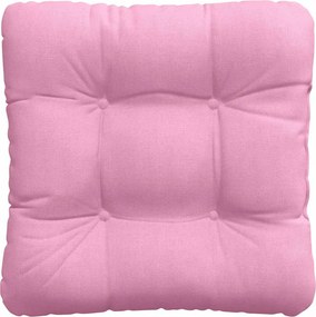 vidaXL Μαξιλάρια καθισμάτων 4 pcs Ροζ 40 x 40 x 12 εκ. ύφασμα