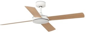 Ανεμιστήρας Οροφής Mallorca 33350DC D130cm Με Λεπίδες Διπλής Όψης White-Maple Faro Barcelona Διάμετρος 130cm