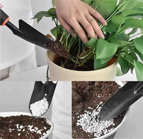 Μεταλλικό Φτυάρι Χειρός με Πλαστική Λαβή 31x6cm