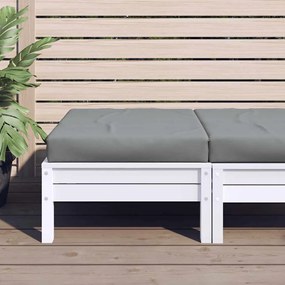 vidaXL Μαξιλάρι Παλέτας Γκρι 60x60x9,5 εκ. Ύφασμα Oxford