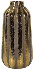 Βάζο Κεραμικό 0024-124-154 17x35cm Gold-Sand Ceramic