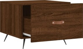 vidaXL Τραπεζάκια Σαλονιού 2 τεμ Brown Oak 50x50x40 εκ Επεξ. Ξύλο