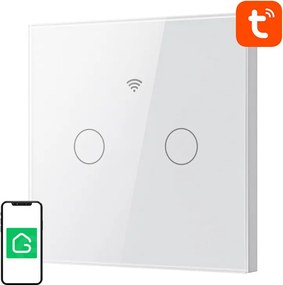 Smart Touch WiFi Light Switch Gosund SLS2 (Optional N, Dual) Tuya