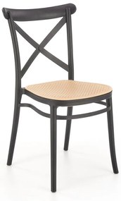 Dine 512 Καρεκλα Μαυρη