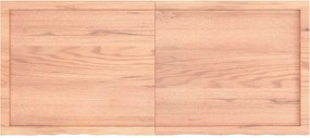 vidaXL Πάγκος Μπάνιου Αν. Καφέ 140x60x(2-6) εκ. Επεξεργ. Μασίφ Ξύλο