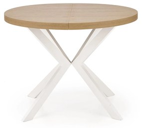 PERONI table golden oak/white DIOMMI V-PL-PERONI-ST-D.ZŁOTY/BIAŁY