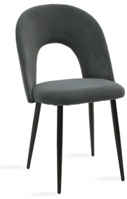 Καρέκλα Jonah 101-000001 55x57x85 Anthracite Μέταλλο,Ύφασμα