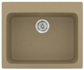 Sanitec Classic 331 Metallic Cream Ένθετος Νεροχύτης