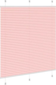 vidaXL Πλισέ περσίδα ροζ 120x150 cm Πλάτος υφάσματος 119,4 cm