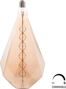 ΛΑΜΠΤΗΡΑΣ LED FILAMENT 8W E27 3000K GOLD COLOR DIMMABLE HM4057