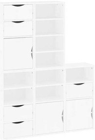 vidaXL Πλαϊνά ντουλάπια 5 τεμ. ODDA 40x24x79 εκ. από Μασίφ Ξύλο Πεύκου