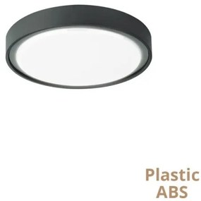 Πλαφονιέρα Φωτιστικό Οροφής Anabella 4,4Χ30 Viokef 4257301 Μαύρο