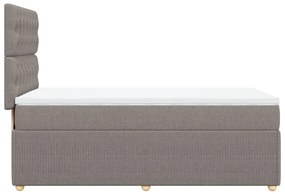 ΚΡΕΒΑΤΙ BOXSPRING ΜΕ ΣΤΡΩΜΑ TAUPE 100 X 200 ΕΚ. ΥΦΑΣΜΑΤΙΝΟ 3291978