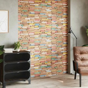 Πάνελ Επένδυσης Τοίχου 10 τεμ. 1,03 μ² από Μασίφ Ξύλο Teak