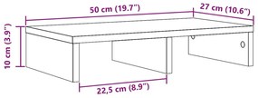 ΒΑΣΗ ΟΘΟΝΩΝ ΓΚΡΙ ΤΟΥ ΣΚΥΡΟΔΕΜΑΤΟΣ 50X27X10 ΕΚ. ΑΠΟ ΕΠΕΞ. ΞΥΛΟ 854646