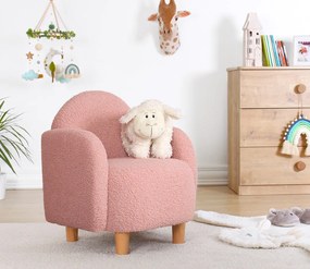 Kid's Wing Chair Moylo - Pink Pink