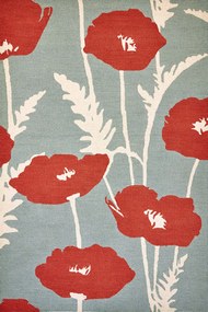 Χαλί Poppy Pop 124800 Sage Poppy Grey-Red Scion 120X180cm