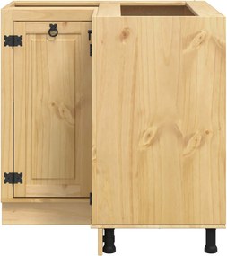vidaXL Ντουλαπιού (Cabinet) SKI Μέλι Καφέ 80 x 80 x 81 cm