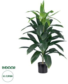 GloboStar® Artificial Garden DRACAENA SILK 20042 Τεχνητό Διακοσμητικό Φυτό Δράκαινα Υ90cm