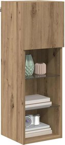 vidaXL Τοίχου ντουλάπες τηλεόρασης 2 pcs Artisan Oak