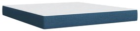 Κρεβάτι Boxspring με Στρώμα Μπλε 180x200 εκ. Υφασμάτινο 3291753