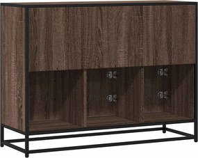 vidaXL Sideboard καφέ δρυς 100x35x76 cm Κατασκευασμένο ξύλο