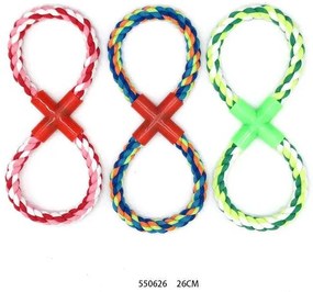 Παιχνίδι σκύλου σχοινί - 26cm - 12pcs - 550626