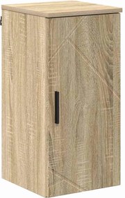 vidaXL Ντουλάπι Μπάνιου Δρύς Sonoma 30 x 31,5 x 61 εκ