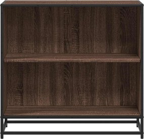 vidaXL Βιβλιοθήκη Καφέ Δρυς 80,5x35x76 εκ. Επεξεργασμένο Ξύλο