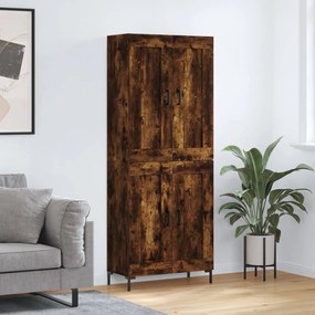 vidaXL Ντουλάπι Καπνιστή Δρυς 69,5x34x180 εκ. από Επεξεργασμένο Ξύλο