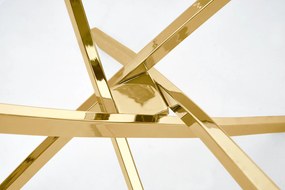 RAYMOND table, color: glass - transparent, legs - gold DIOMMI V-CH-RAYMOND-ST-ZŁOTY