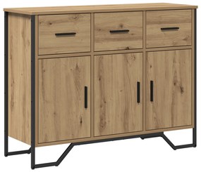 vidaXL Σαλίγκαρος  Artisan Oak 97x32.5x74.5 εκ. Επεξεργασμένο Ξύλο