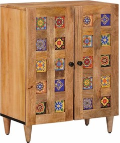 vidaXL Σετ Επίπλων Μπάνιου 3 τμχ. Φυσικό 38 x 33 x 160 εκ.