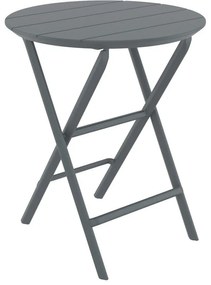 HELEN DARK GREY Φ60X74εκ. ΤΡΑΠΕΖΙ ΠΤΥΣ/ΝΟ ΠΟΛ/ΝΙΟΥ