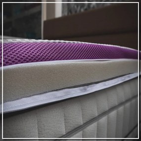 Ανώστρωμα διπλό "LAVANDER" 160x200x4
