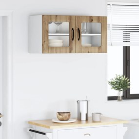 vidaXL Ραφιέρα τοίχου PORTO Artisan Δρυς 80 x 31 x 40 εκ