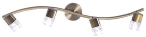 Φωτιστικό Σποτ Aca 0901064GAB NAPLES Οξυντέ (Bronzed)