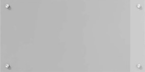 vidaXL Πίσω Πάνελ Κουζίνας 2 pcs Ανοιχτό γκρι 80 x 40 cm