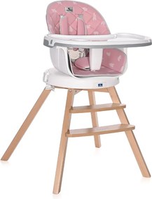 FEEDING CHAIR NAPOLI WITH ROTATION PINK BEARS