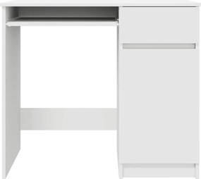 vidaXL Γραφείο Λευκό 86x49x76 εκ. από Επεξεργασμένο Ξύλο