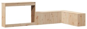 vidaXL Κομοδίνο με Γραφείο 232x122x75 εκ. από Μασίφ Ξύλο Πεύκου