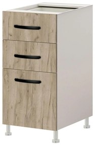 Floor cabinet Chest of drawers Emma 40 cm Γκρί