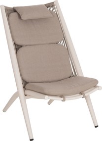ΠΟΛΥΘΡΟΝΑ RELAX REMUS HM6642.02 ΑΛΟΥΜΙΝΙΟ ΛΕΥΚΟ-ΣΧΟΙΝΙ OLEFIN ΜΠΕΖ 63x87x94Υεκ.
