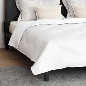 vidaXL Σετ Κουβέρτας με μαξιλάρι 3 pcs Λευκό 240 x 260 εκ. Μικροΐνες