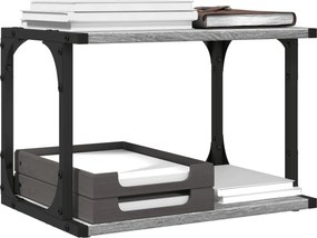 vidaXL Βάση Εκτυπωτή 2 Επιπέδων Γκρι Sonoma 41x28x33,5 εκ Επεξ. Ξύλο